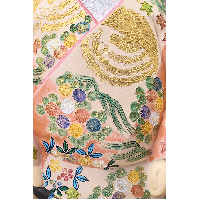 博多人形 「熊野 ゆや」 白水英章 美術品 工芸品【ポイント5