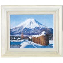 肉筆油彩画 「忍野富士」 澤井 進 F6号 美術品 油絵 インテリア 額縁付き【ポイント５％還元中】|絵画　有名肉筆油彩画　代表画|アートの友社