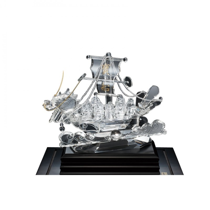 水晶 龍頭寶船【ポイント5％還元中】 : アートの友社 水晶 龍頭寶船