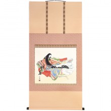 『小野小町 掛軸』三嶋玉園【ポイント５％還元中】|絵画　有名肉筆油彩画　代表画|アートの友社