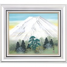 『 富士 』F8号　三浦 成珠【ポイント５％還元中】|絵画　有名肉筆油彩画　代表画|アートの友社