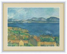 セザンヌ 「青い花瓶」 10号 立体複製名画 【5％ポイント還元中