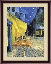 高精細複製名画 ゴッホ「夜のカフェテラス」（4号）|複製名画　ゴッホ、モネなど海外画家をご紹介|アートの友社