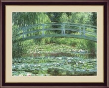 高精細複製名画 モネ「睡蓮の池と日本の橋」（4号）|複製名画　ゴッホ、モネなど海外画家をご紹介|アートの友社