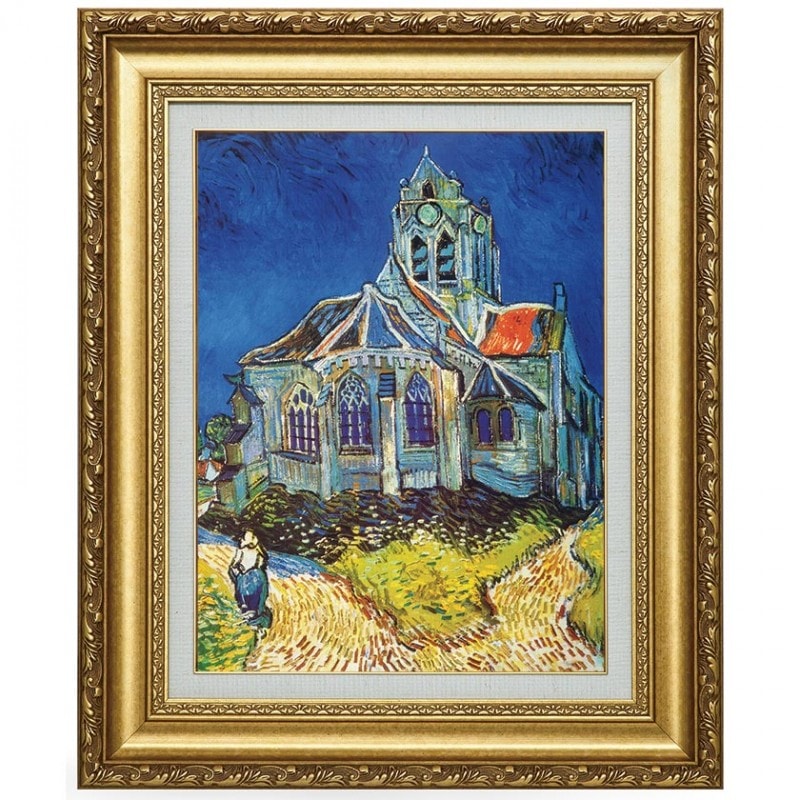 絵画 オーベルシュルオワーズ教会の色鉛筆画 B5 絵画 オーベルシュルオワーズ教会の色鉛筆画 B5 - メルカリ