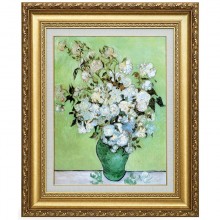 ゴッホ 「花瓶のバラ」 6号  立体複製名画【ポイント５％還元中】|複製名画　ゴッホ、モネなど海外画家をご紹介|アートの友社