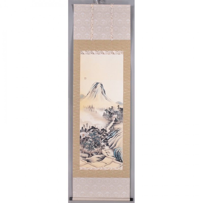 田能村竹田 水墨画 掛軸 田能村竹田 水墨画 掛軸 - メルカリ