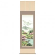 掛け軸 田口紅洋 紅葉霞渓 絹本 希少 軸装 茶道具 掛軸 美品 です。 掛け軸 田口紅洋 紅葉霞渓 絹本 希少 軸装 茶道具 掛軸 美品