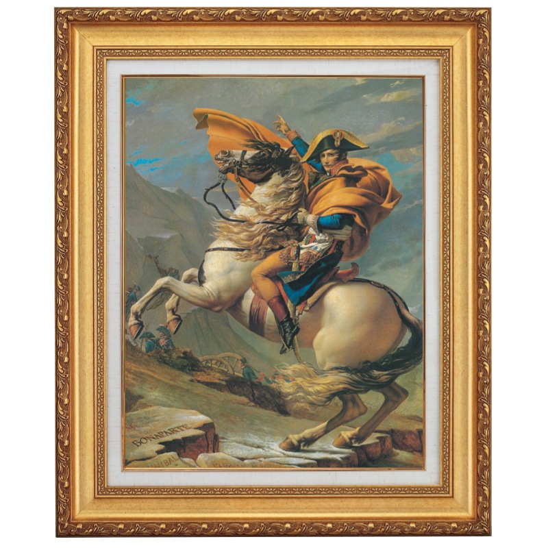 ルイ・ダヴィッド 『ナポレオン』 10号 額装 立体複製名画 西洋絵画