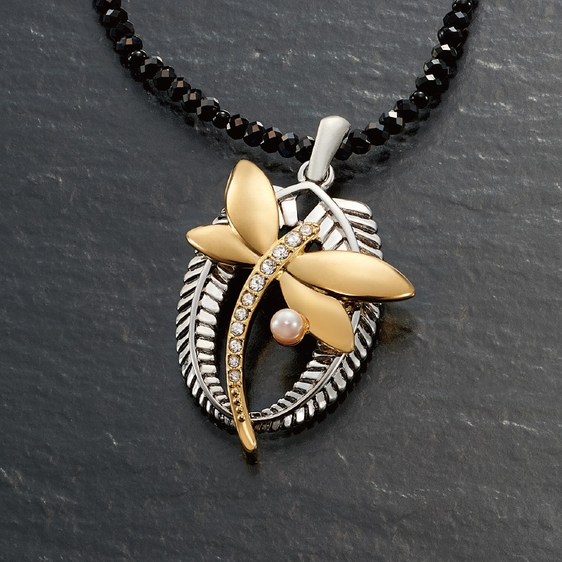 不転退勝ち虫トンボ ネックレス : 不転退勝ち虫トンボ ネックレス