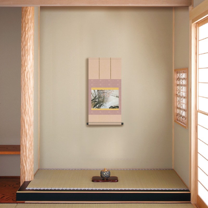 川合玉堂『薫風』掛軸 : アートの友社 川合玉堂『薫風』掛軸