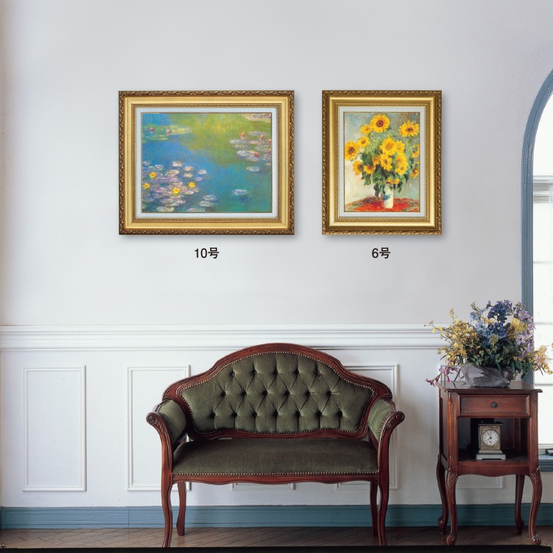 ゴッホ 『花咲くアーモンドの枝』 10号 額装 立体複製名画 西洋絵画