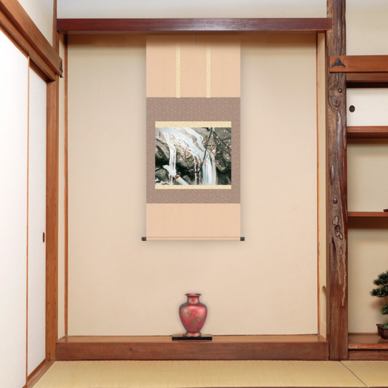 川合玉堂 作品 四季花鳥 薫風 夏 高級掛軸 : アートの友社 川合玉堂