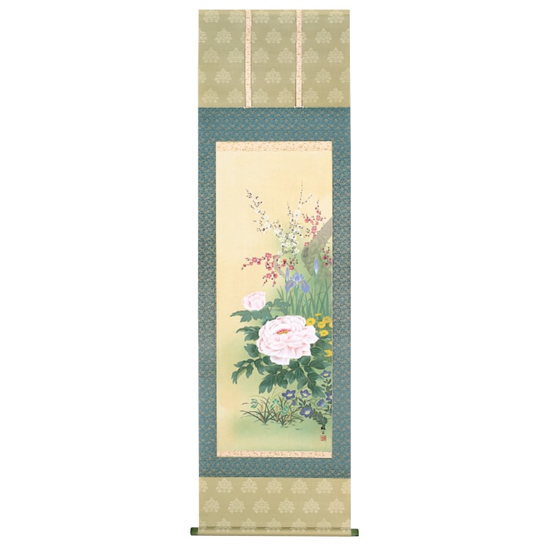 四季草花』仲田龍安 画 : アートの友社 『四季草花』仲田龍安 画 