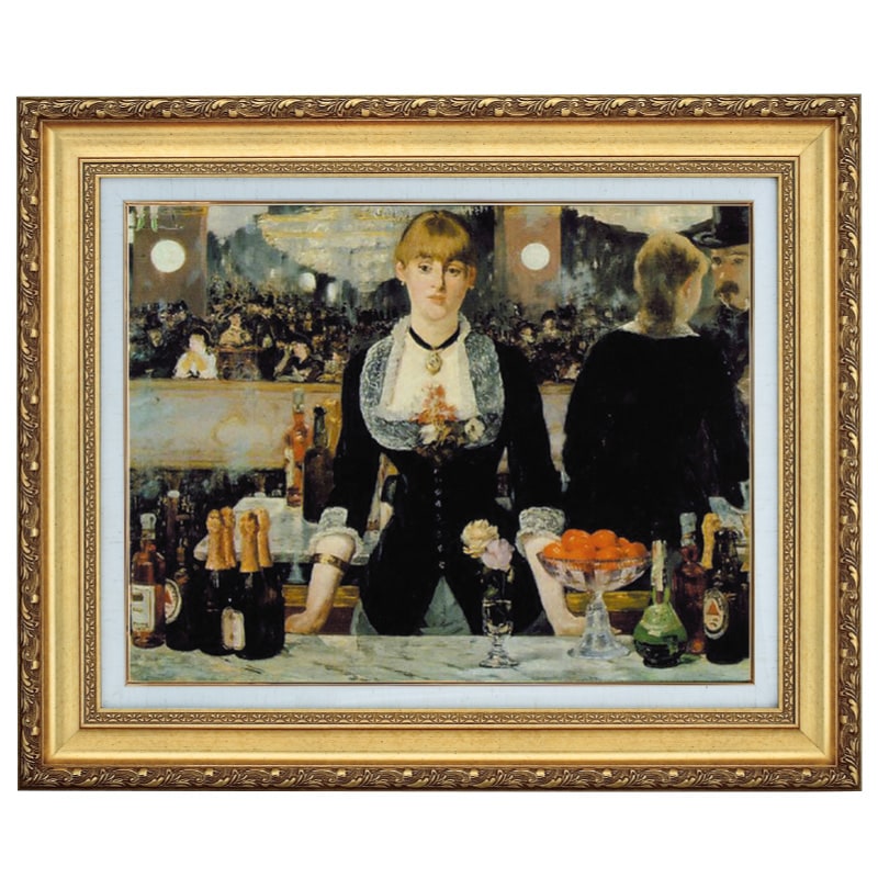 マネ フォリー・ベルジェールのバー 10号 立体複製名画 美術品