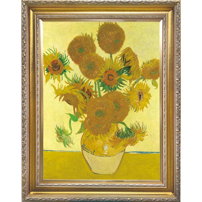 立体複製名画 ゴッホ「ひまわり」 20号【ポイント5%還元中】 : アート