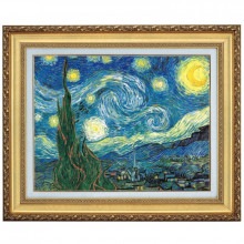 ゴッホ 「星月夜」 4号 立体複製名画 【ポイント５％還元中】|複製名画　ゴッホ、モネなど海外画家をご紹介|アートの友社