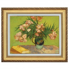 立体複製名画 ゴッホ「夾竹桃」4号|複製名画　ゴッホ、モネなど海外画家をご紹介|アートの友社