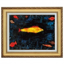 立体複製名画 パウル・クレー「黄金の魚」4号【ポイント５％還元中】|複製名画　ゴッホ、モネなど海外画家をご紹介|アートの友社