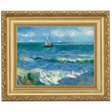 立体複製名画 ゴッホ「サント・マリー・ド・ラ・メール」4号|複製名画　ゴッホ、モネなど海外画家をご紹介|アートの友社