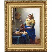 立体複製名画 フェルメール「牛乳を注ぐ女」 4号【ポイント５％還元中】|複製名画　ゴッホ、モネなど海外画家をご紹介|アートの友社