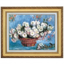 モネ 「菊の花」 4号 立体複製名画 【ポイント５％還元中】|複製名画　ゴッホ、モネなど海外画家をご紹介|アートの友社