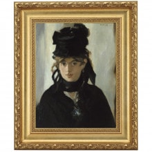 マネ 「黒い帽子のベルト・モリゾ」 10号 立体複製名画 【5％ポイント