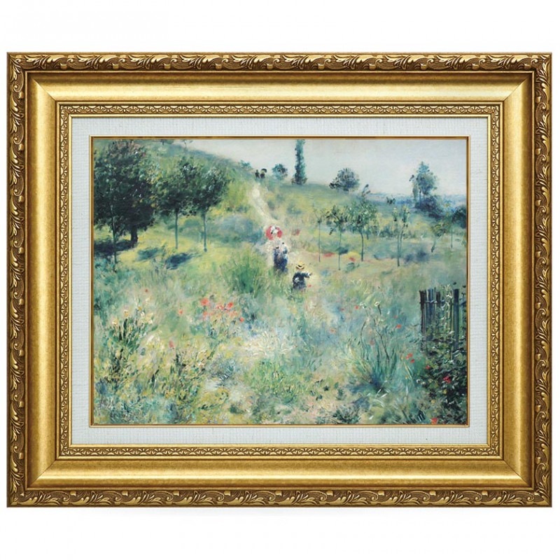 ルノワール　草原の坂道　複製品 立体複製名画 ルノワール 「草原の坂道」◇期間限定-送料無料 : ホーリ