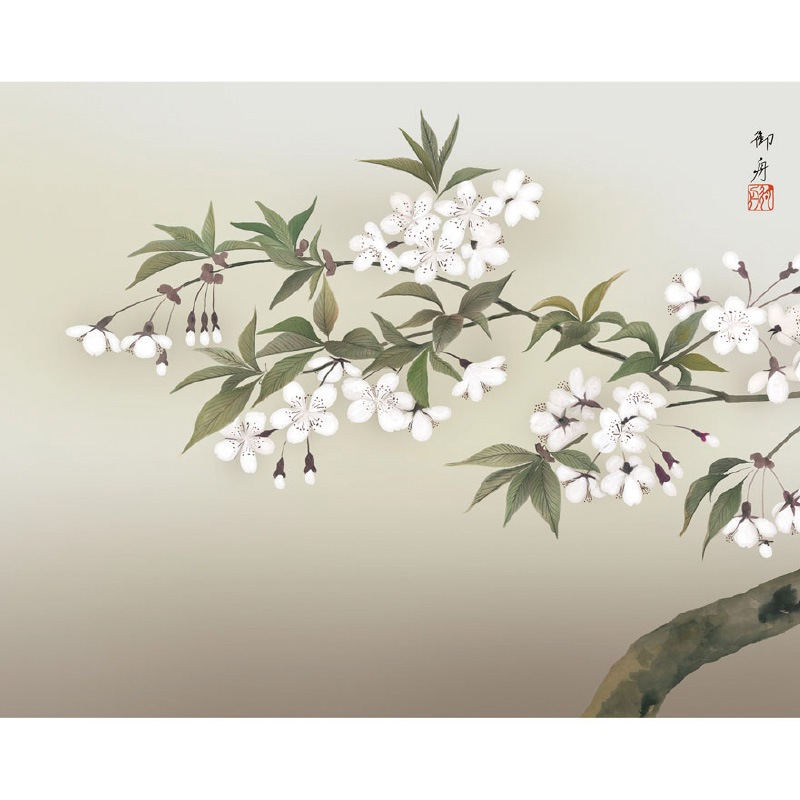 速水御舟 木版画 鬱金桜 油絵 油彩画 立体画 インテリア 額装