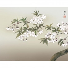 速水御舟『桜』高級額|複製 掛軸 横山大観・伊藤若冲など日本画をご紹介|アートの友社