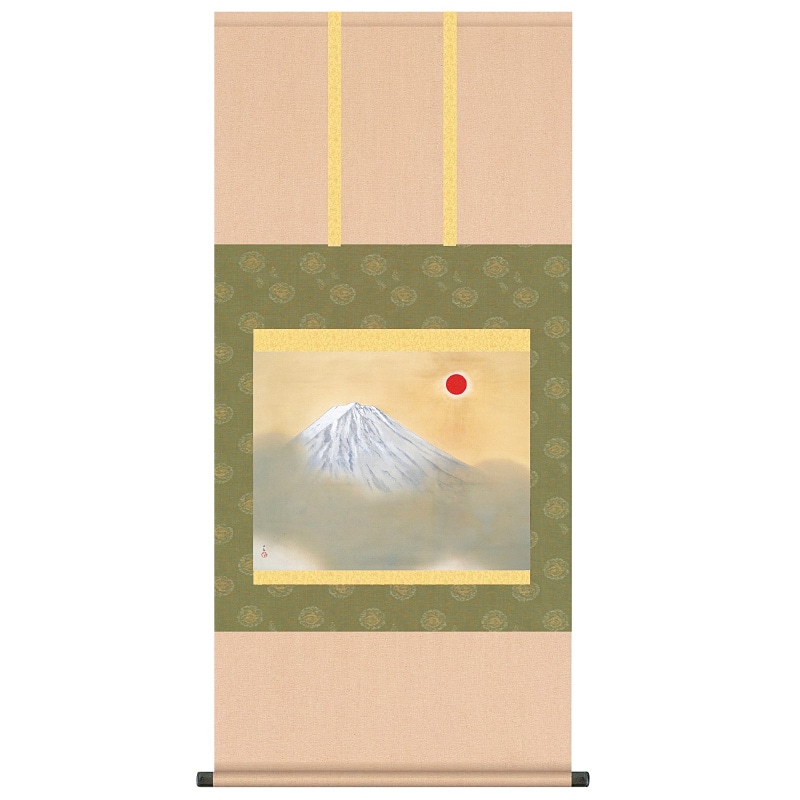 横山大観『乾坤輝く』高級掛軸 : アートの友社 横山大観『乾坤輝く