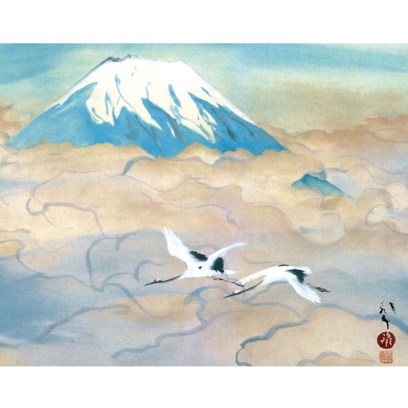 川端龍子　「鶴」　水墨画　落款印付き 川端龍子 「鶴」 水墨画 落款印付き 2025年最新】Yahoo!オークション