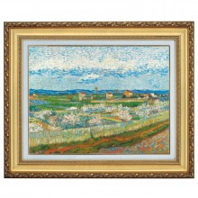 立体複製名画 ゴッホ「花咲く桃の木々」4号【ポイント５％還元中】|複製名画　ゴッホ、モネなど海外画家をご紹介|アートの友社