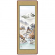 富士季景 秋『富士紅染』額 伊藤渓山【ポイント５％還元中】|複製 掛軸 横山大観・伊藤若冲など日本画をご紹介|アートの友社