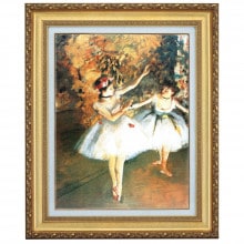 ドガ 「舞台の踊り子」 6号 立体複製名画 【5％ポイント還元中