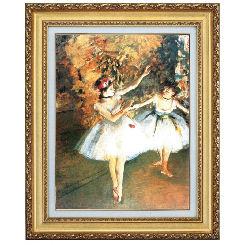 立体複製名画 ドガ 「二人のバレリーナ」 6号 : アートの友社 立体複製