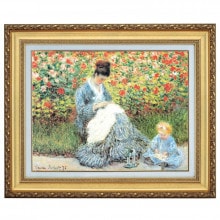 立体複製名画 モネ 「カミーユ・モネと子供」 4号|複製名画　ゴッホ、モネなど海外画家をご紹介|アートの友社