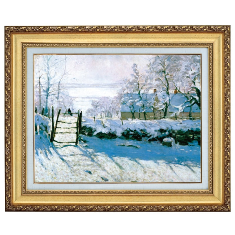 モネ 「かささぎ」 10号 立体複製名画 【5％ポイント還元中】 : アート