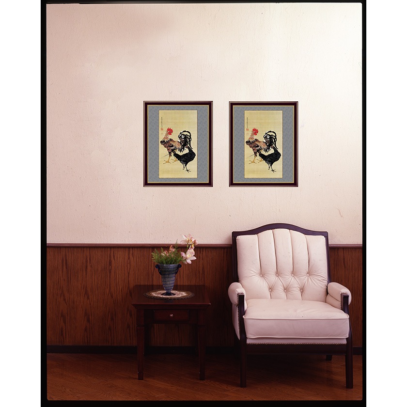 伊藤若冲 動植綵絵 全30点セット 額 美術品 インテリア レプリカ