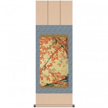 伊藤若冲 動植綵絵 梅花皓月図 高級仕様 掛軸 美術品 インテリア 作品