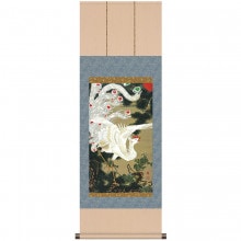伊藤若冲 動植綵絵 老松白鳳図 掛軸 美術品 インテリア レプリカ グッズ - アートの友社|複製 掛軸 横山大観・伊藤若冲など日本画をご紹介|アートの友社