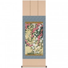 伊藤若冲 動植綵絵 薔薇小禽図 掛軸 美術品 インテリア レプリカ グッズ - アートの友社【ポイント５％還元中】|複製 掛軸 横山大観・伊藤若冲など日本画をご紹介|アートの友社