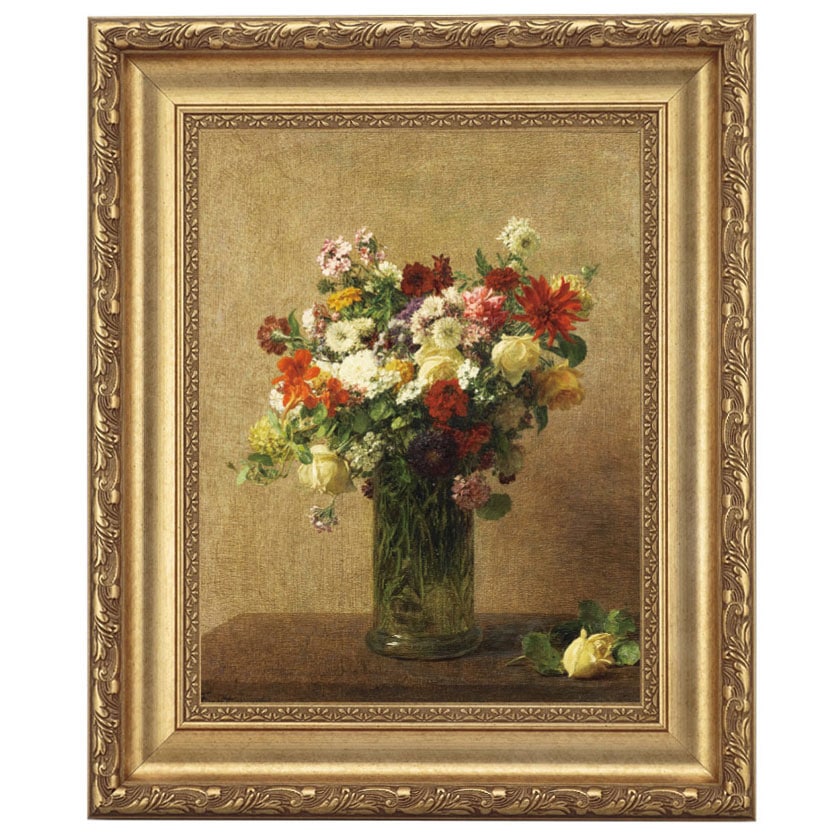 木版画 アルフレッド・ラトゥール 花 1921 サイン ナンバー入り 木版画 アルフレッド・ラトゥール 花 1921 サイン ナンバー入り