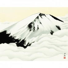 横山大観『富士聳ゆ』標準額【ポイント５％還元中】|複製 掛軸 横山大観・伊藤若冲など日本画をご紹介|アートの友社
