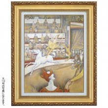 立体複製名画 スーラ「サーカス」10号 : アートの友社 立体複製名画