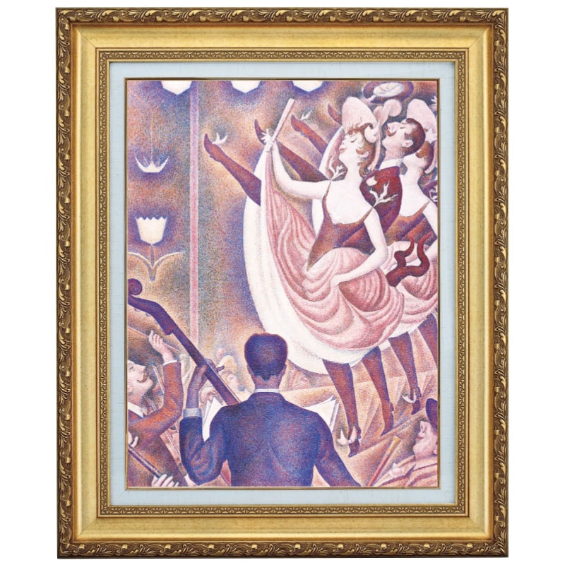 スーラ 『喝采』 10号 額装 立体複製名画 西洋絵画 レプリカ
