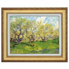 ゴッホ 「花咲く果樹園」 4号 立体複製名画 【ポイント５％還元中】|複製名画　ゴッホ、モネなど海外画家をご紹介|アートの友社