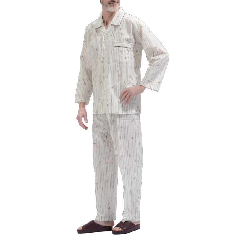 日本製遠州捺染和柄 パジャマ2色組 : 日本製遠州捺染和柄 パジャマ2色