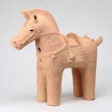 『馬型はにわ』【ポイント５％還元中】|彫刻 美術品 工芸品|アートの友社