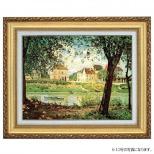 シスレー 「マルリーの堰（せき）」 10号 立体複製名画 【5％ポイント